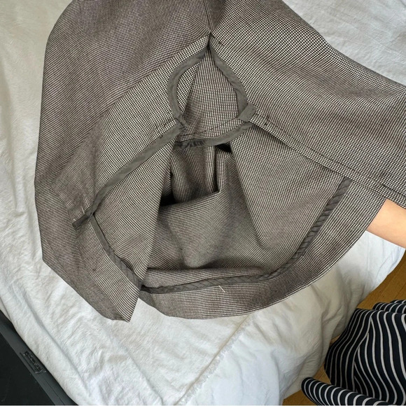 Weekend Max Mara Womens black white Sheath Short Sleeve Back Zipper size medium - Picture 11 of 12